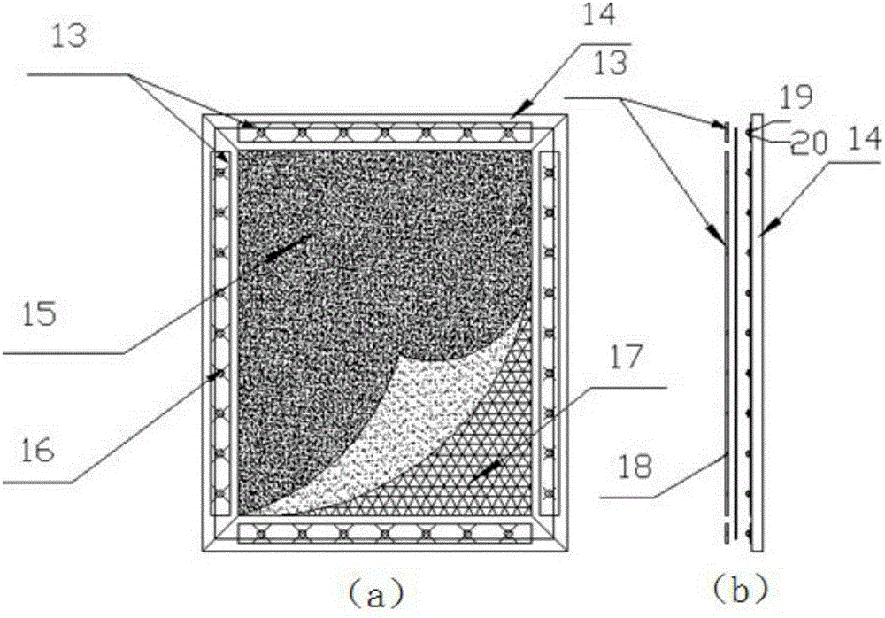 Nanometer screen window for preventing PM2.5 and method for preparing screen window material