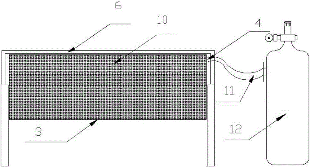 Nanometer screen window for preventing PM2.5 and method for preparing screen window material