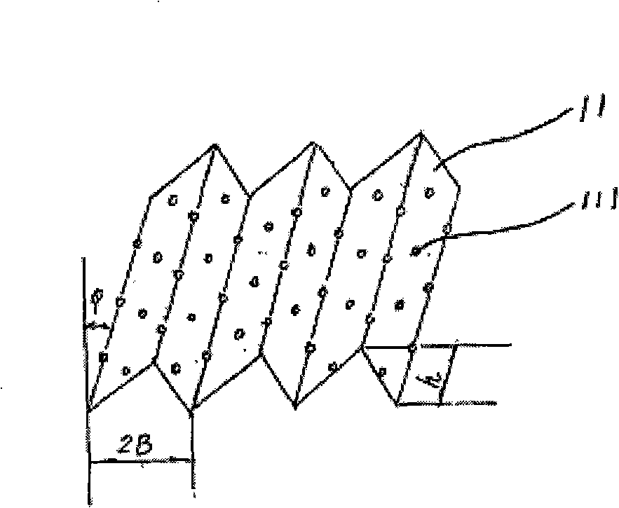 Filling material special for producing C-13 isotope with CO cryogenic rectification method