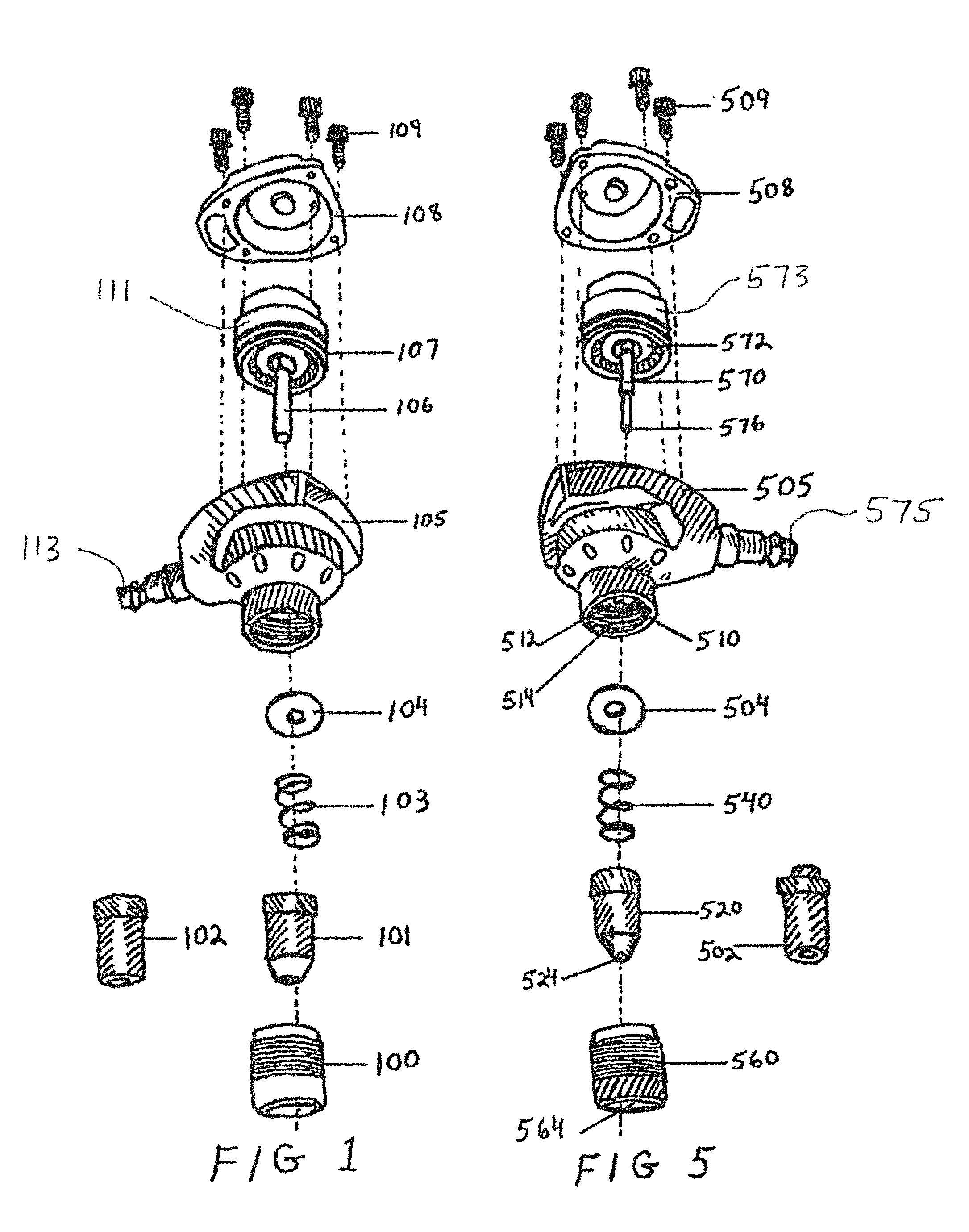 Tapered guide bushing for reciprocating driver and tool incorporating same