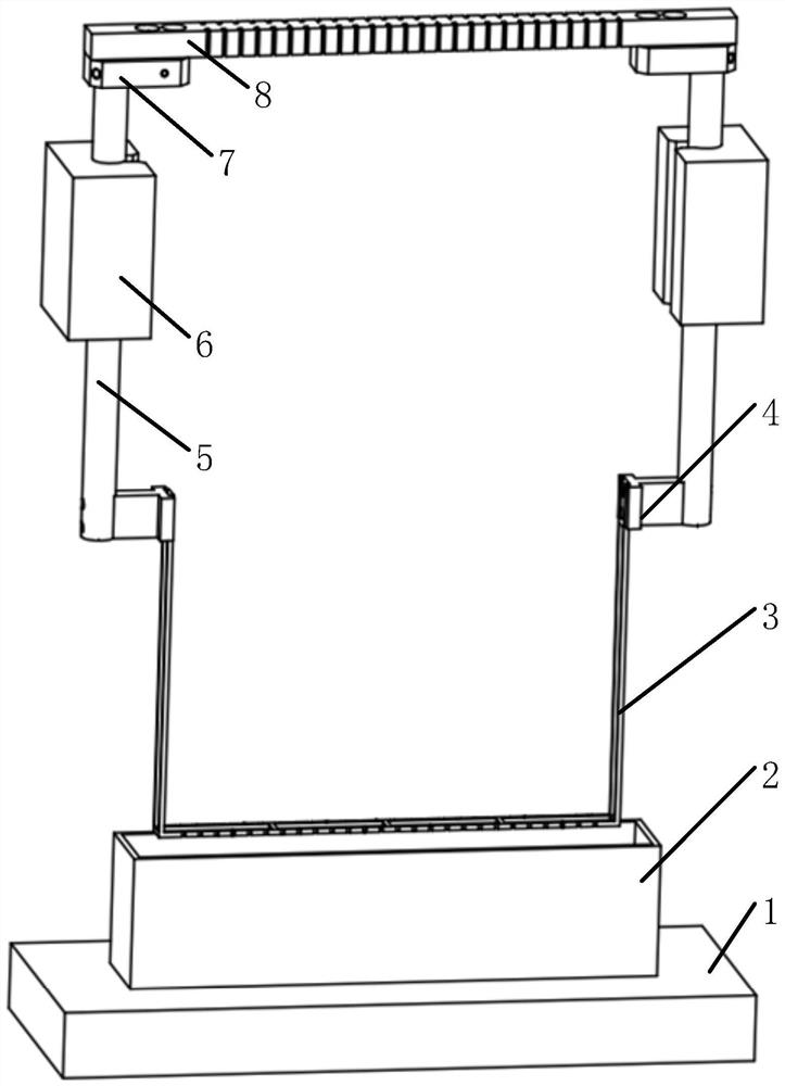 Device and method for stripping polyimide copper-clad wire coating layer