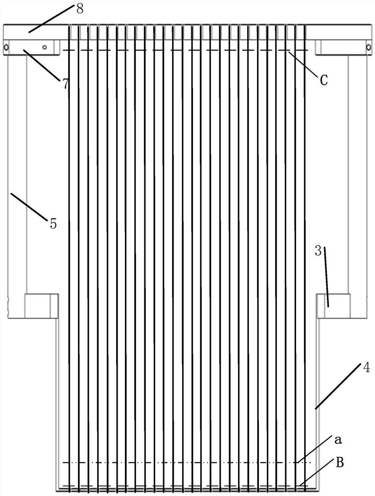 Device and method for stripping polyimide copper-clad wire coating layer