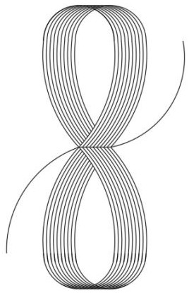 A manufacturing process of an 8-shaped retractable and easy-to-storage charging cable for new energy vehicles