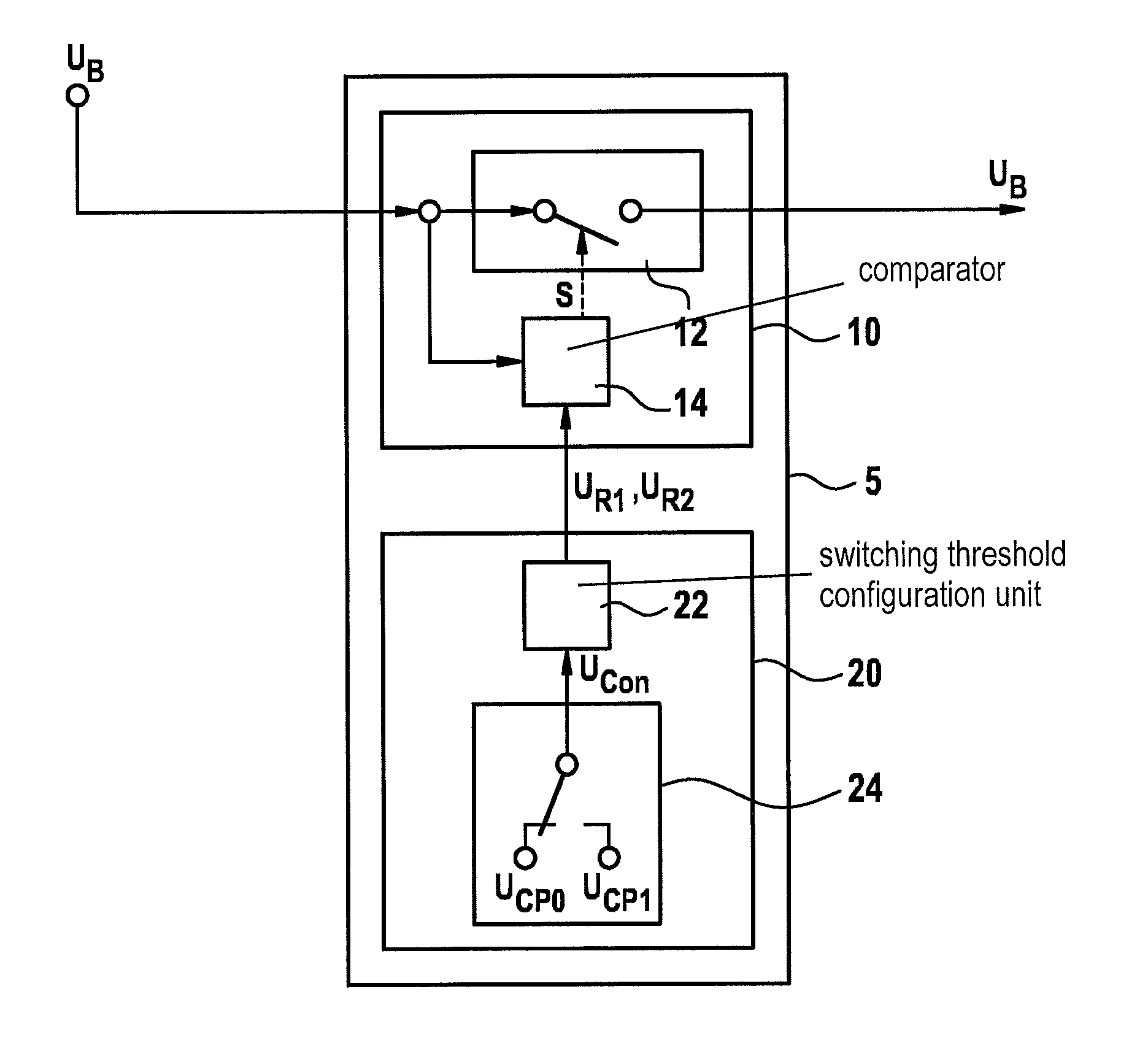 Device and method for the voltage supply of an occupant protection system