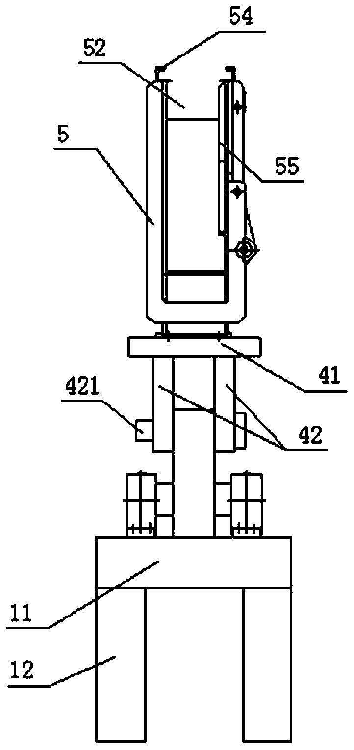 Cold saw dust collecting device