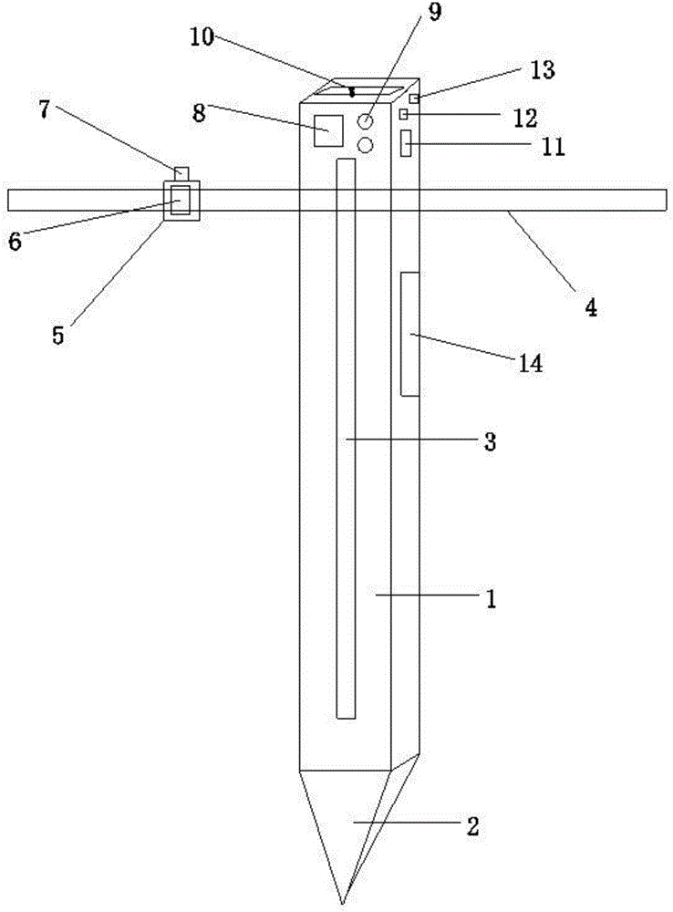 Laser caliper and method for measuring tree diameter by laser caliper