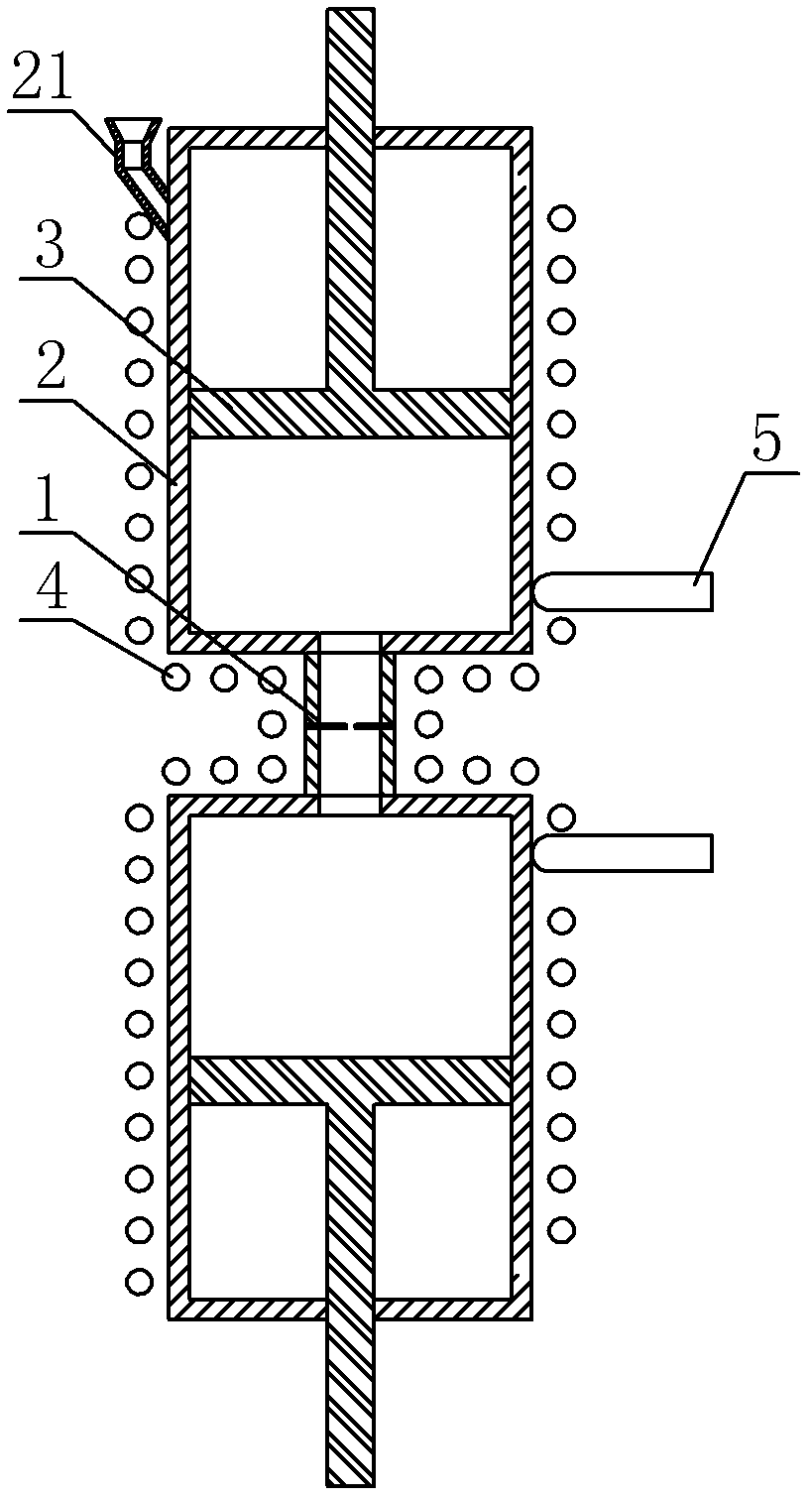 Bidirectional extrusion capillary rheometer and parallel bidirectional extrusion capillary rheometer