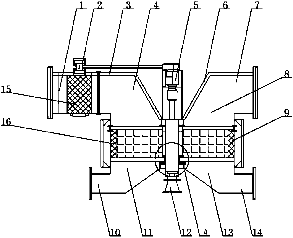 High-efficiency rotary type heat exchanger
