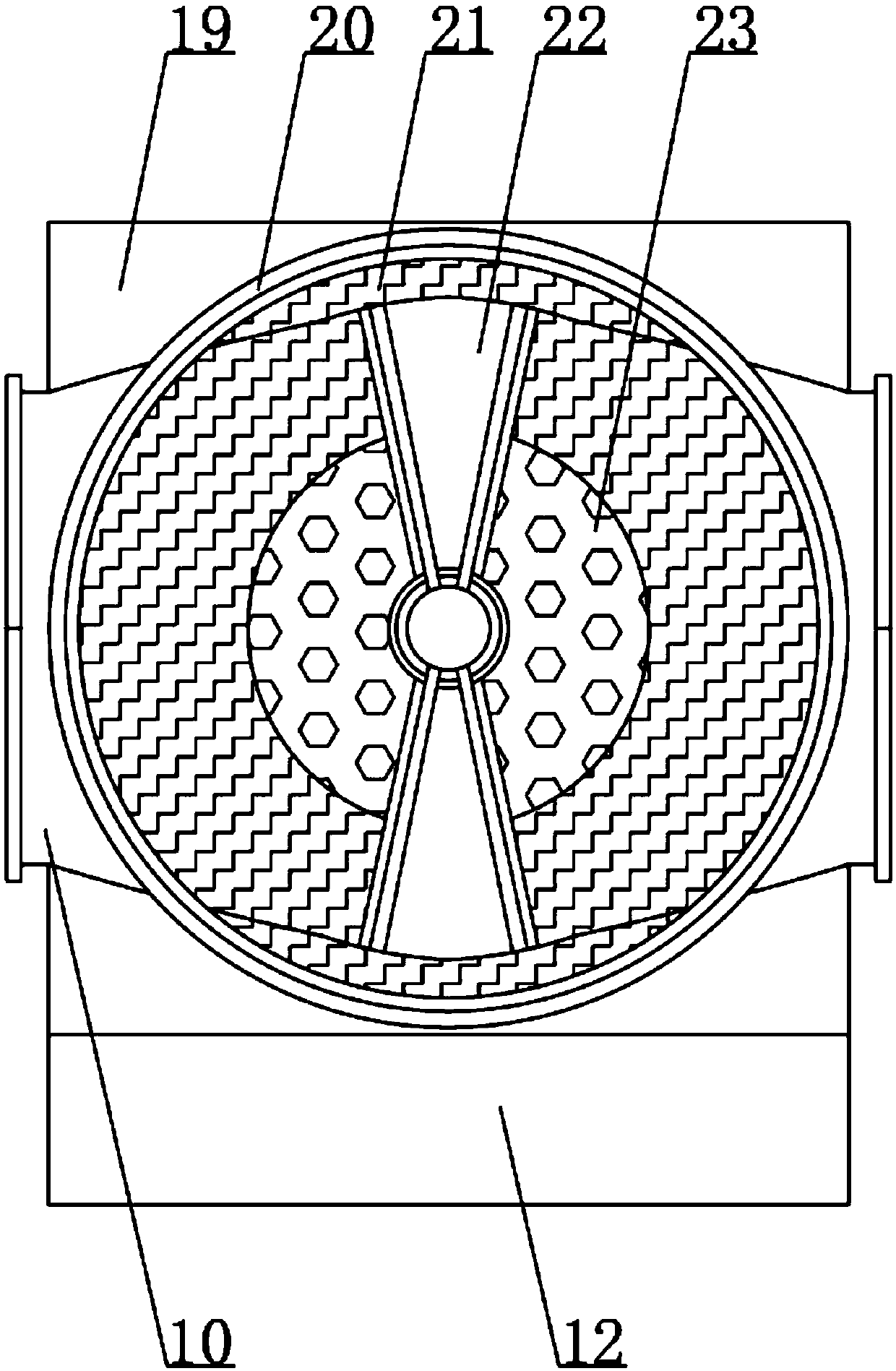 High-efficiency rotary type heat exchanger