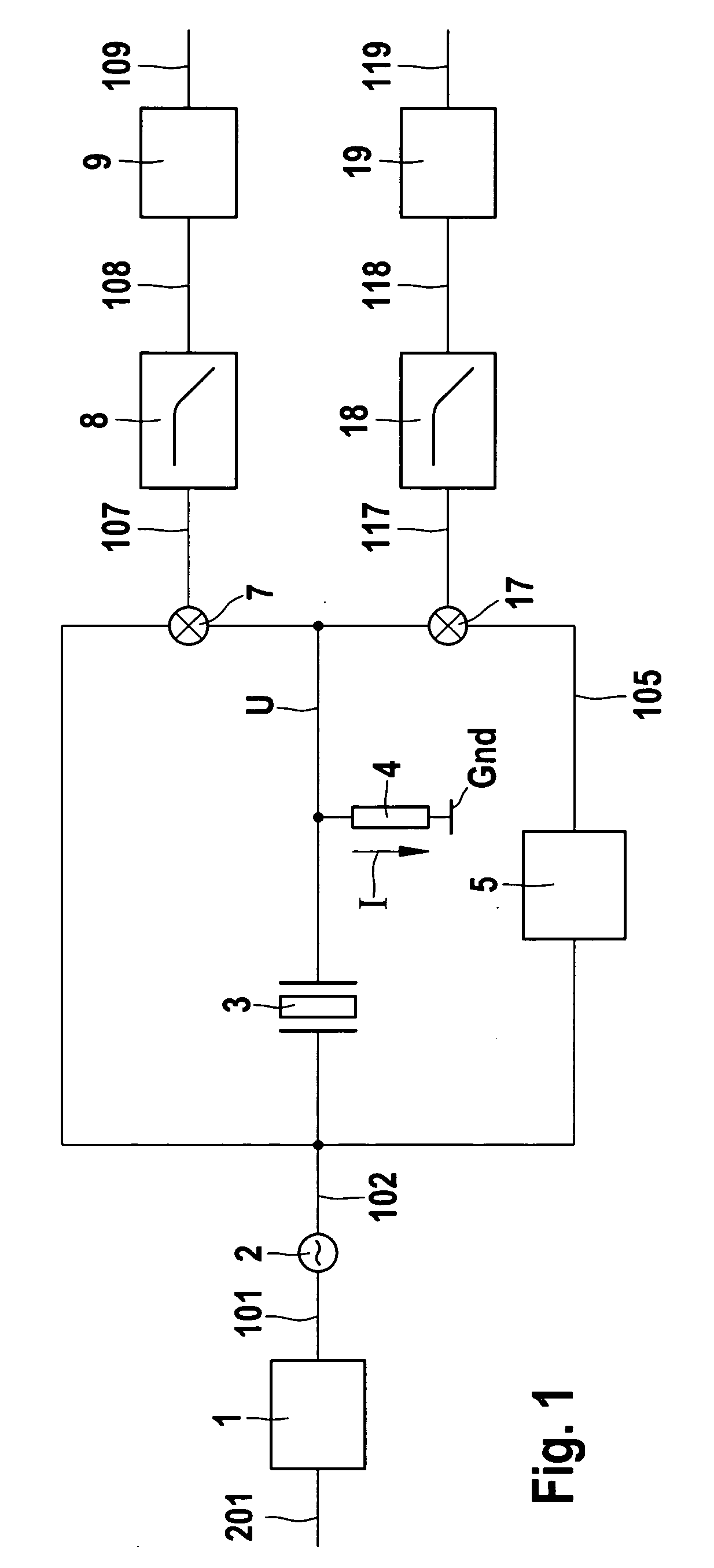 Method and device for detecting two parameters of a fluid