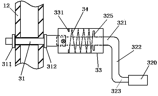 Single-hand towel wringing device