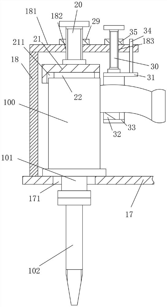 Auxiliary frame for electric drill machining