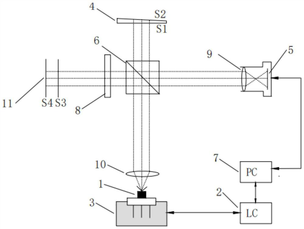 A dual-channel optical three-dimensional interference method and system based on underdetermined blind source separation