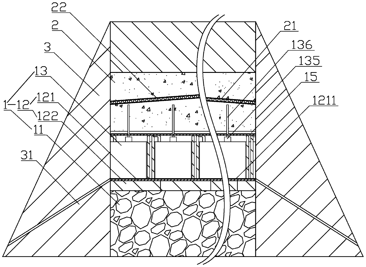 Subgrade structure and construction method thereof