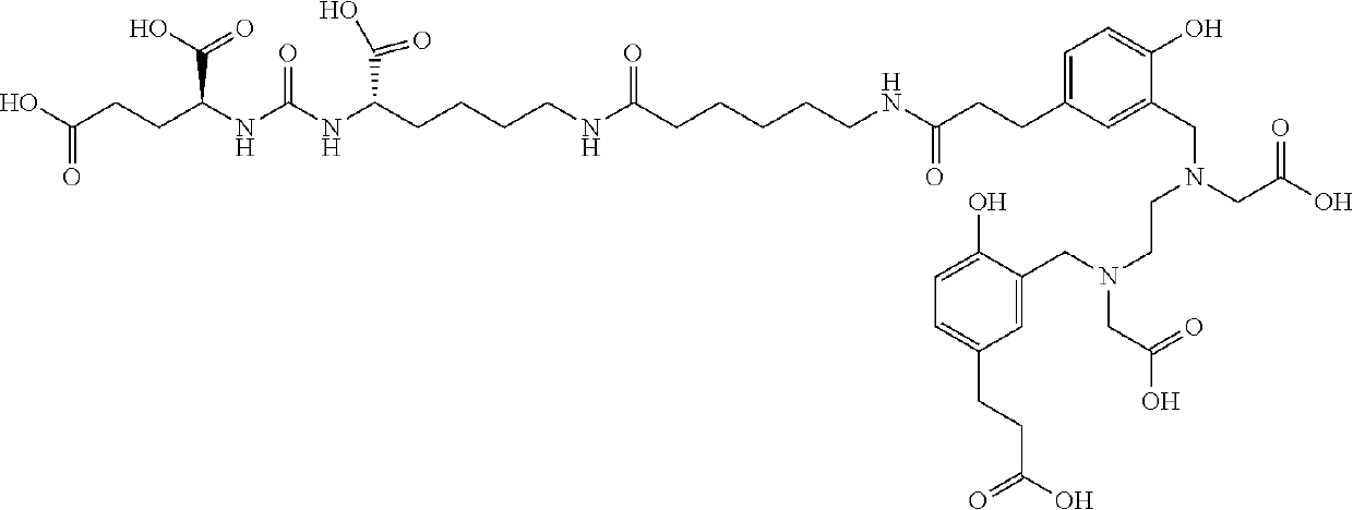 Kit for labeling a prostate-specific membrane antigen ligand with a radioactive isotope