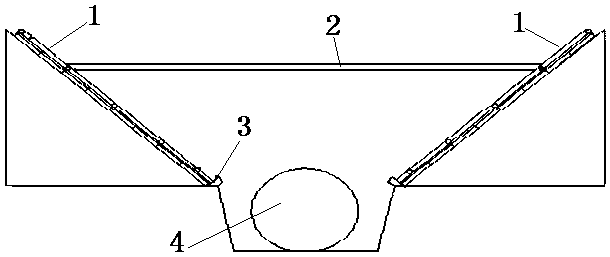 Construction method allowing nodular cast iron pipe to penetrate water-containing soil layer