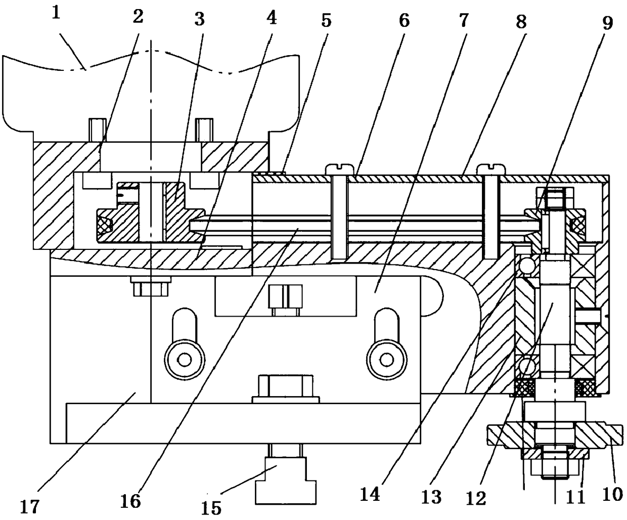 In-situ finishing machine of outline grinding abrasion wheel