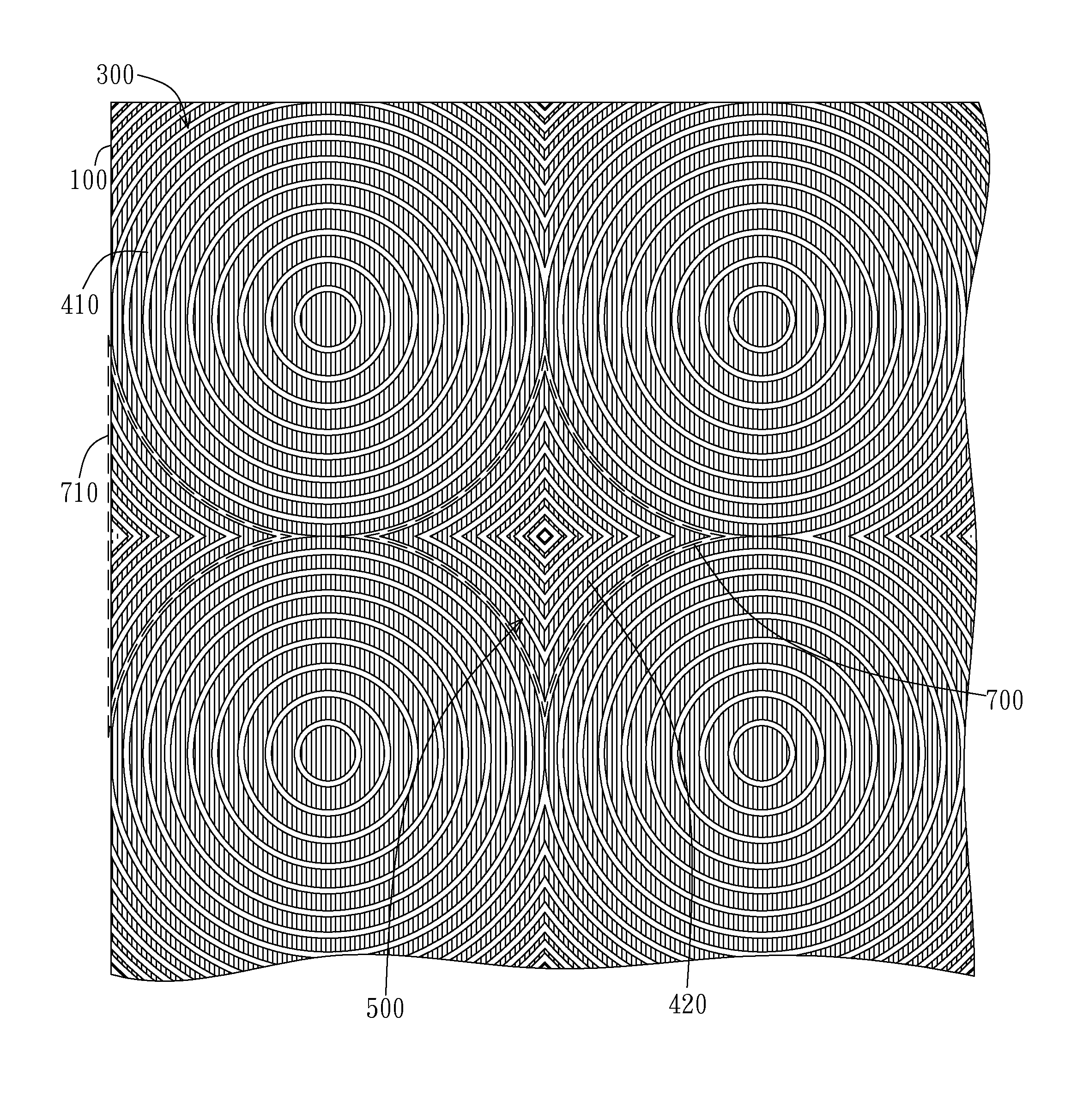 Diffusion plate with at least one star diffusion structure and a lighting module using the same