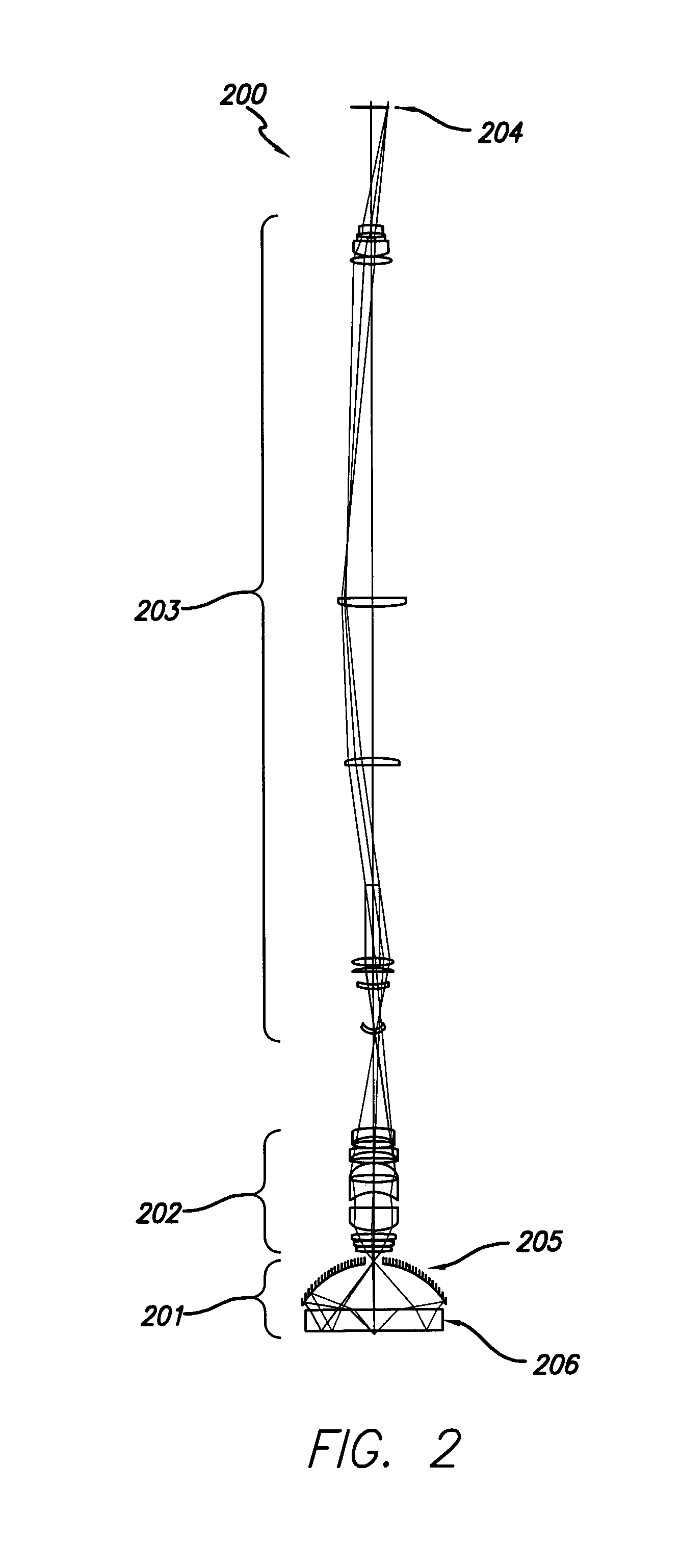 Beam delivery system for laser dark-field illumination in a catadioptric optical system