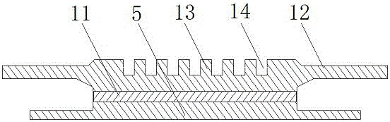 Metal insulating corrugated connecting pipe