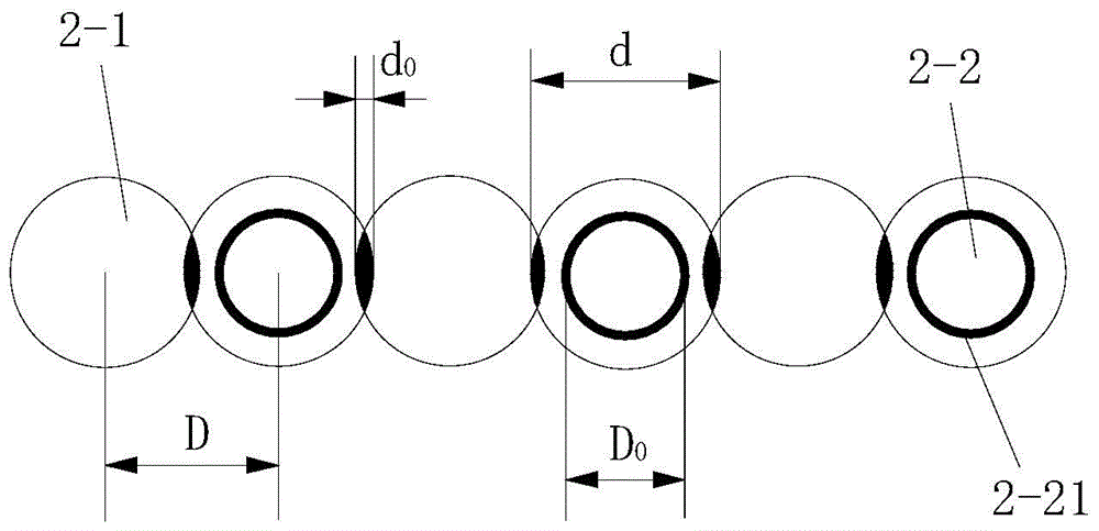 Occlusion retaining wall pile and its construction method and application