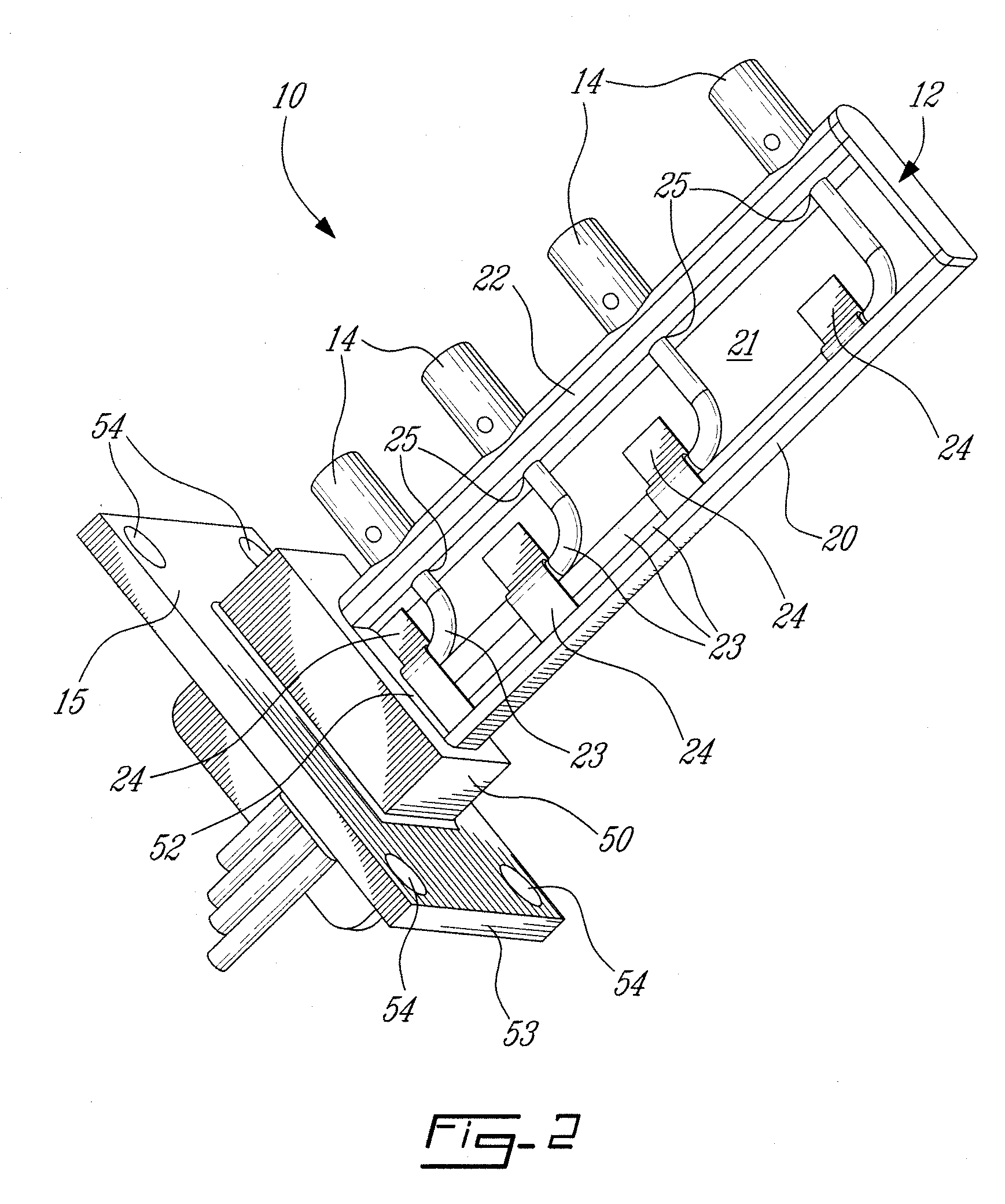 Multipoint probe assembly and method