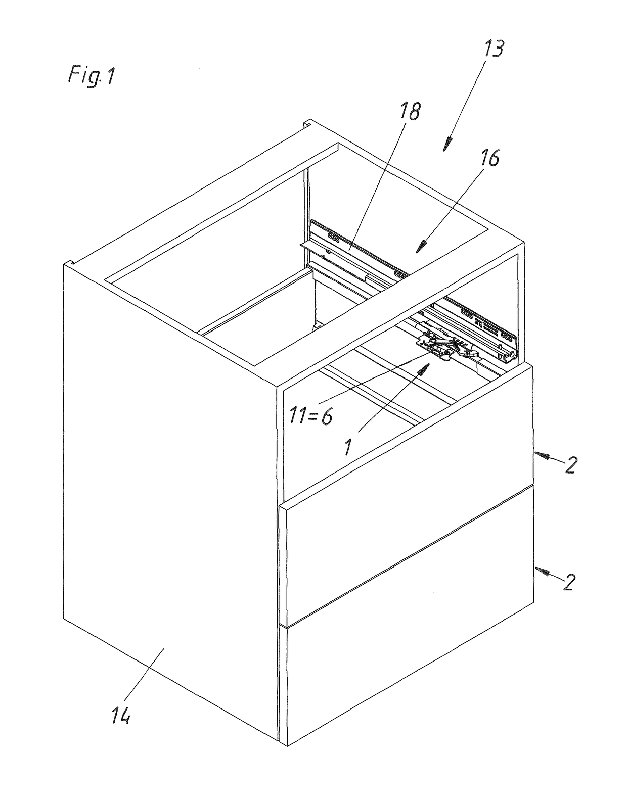 Drive device for a movable furniture part