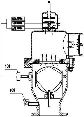 A post-adjustable sub-orifice composite anti-hammer air valve group