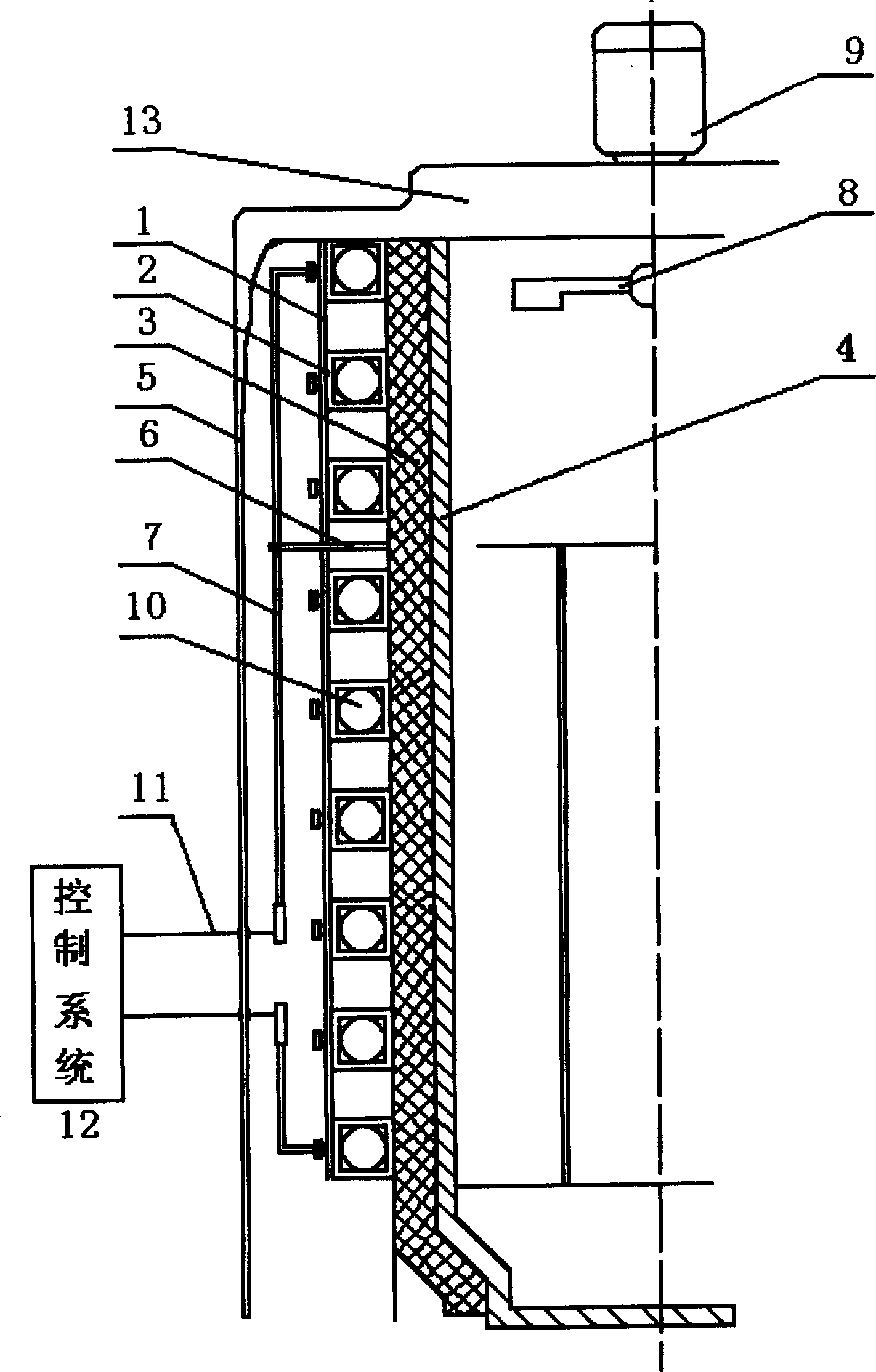 Intermediate frequency inductive carburizing furnace