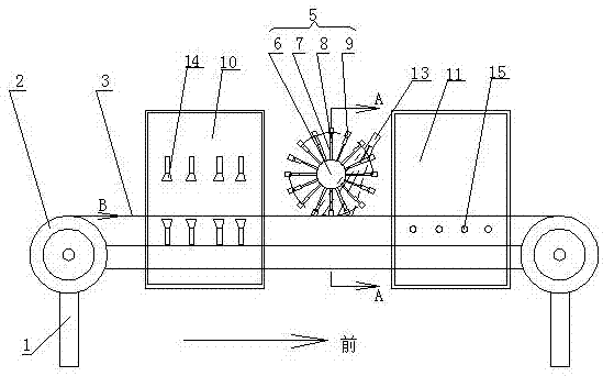 Printing paper conveying device