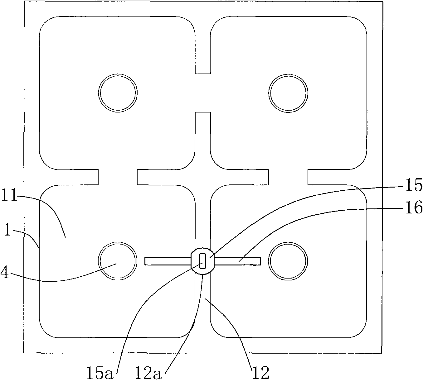 Cavity filter with rotary coupling regulation structure