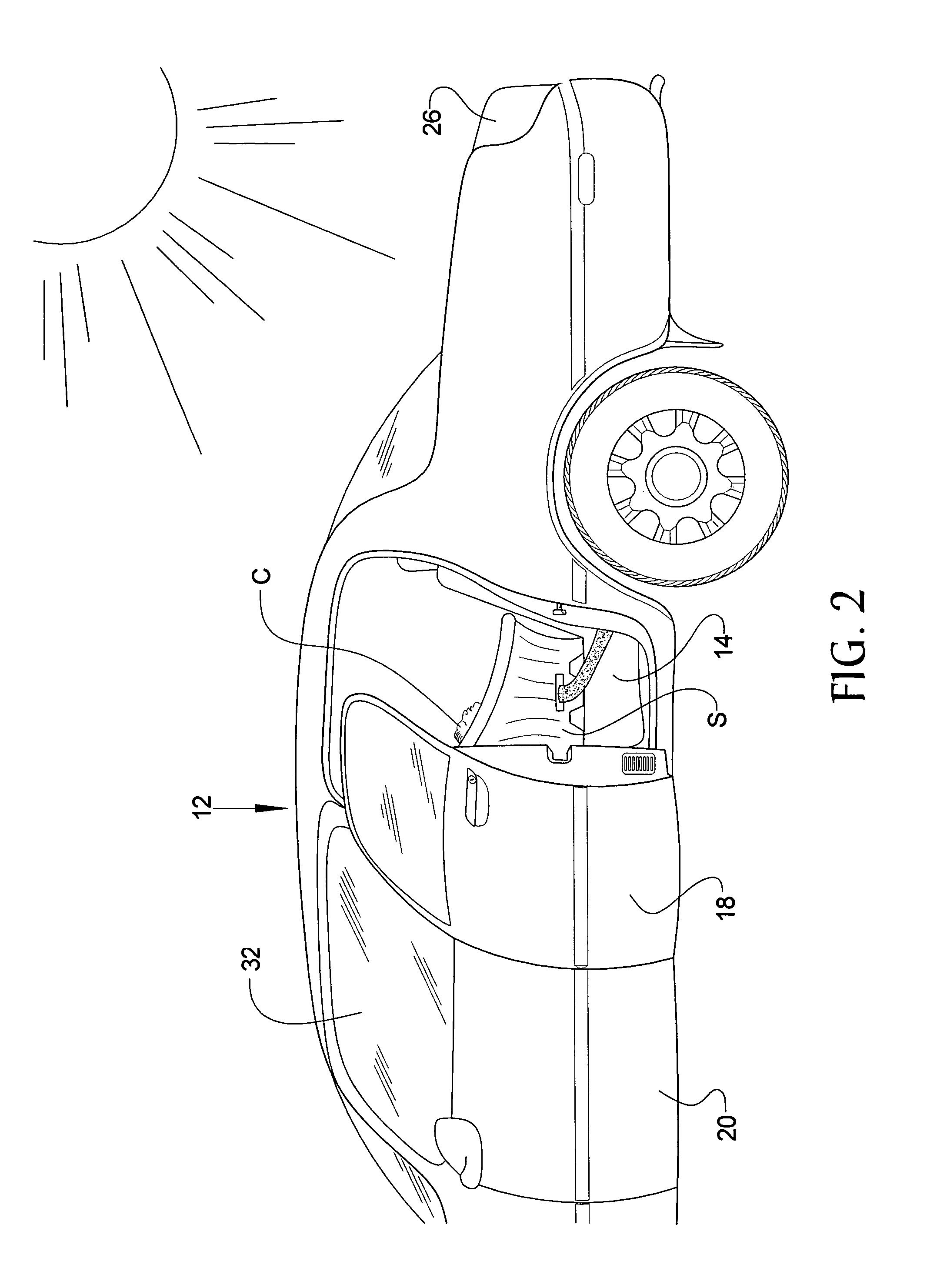 System to detect the presence of an unattended child in a vehicle