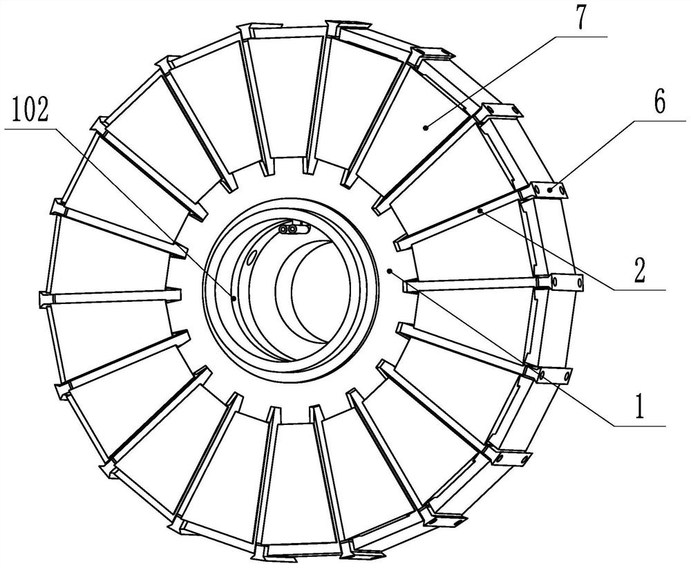 Hybrid cooling double-rotor single-stator disc type permanent magnet motor