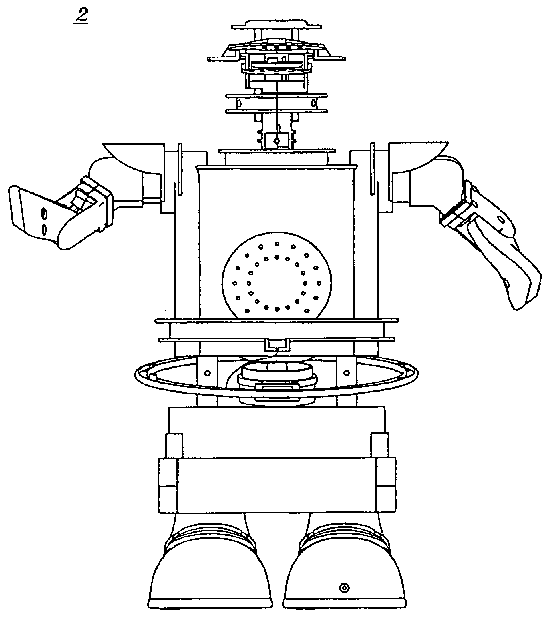 Animation device for head, mouth, arms and body of a toy