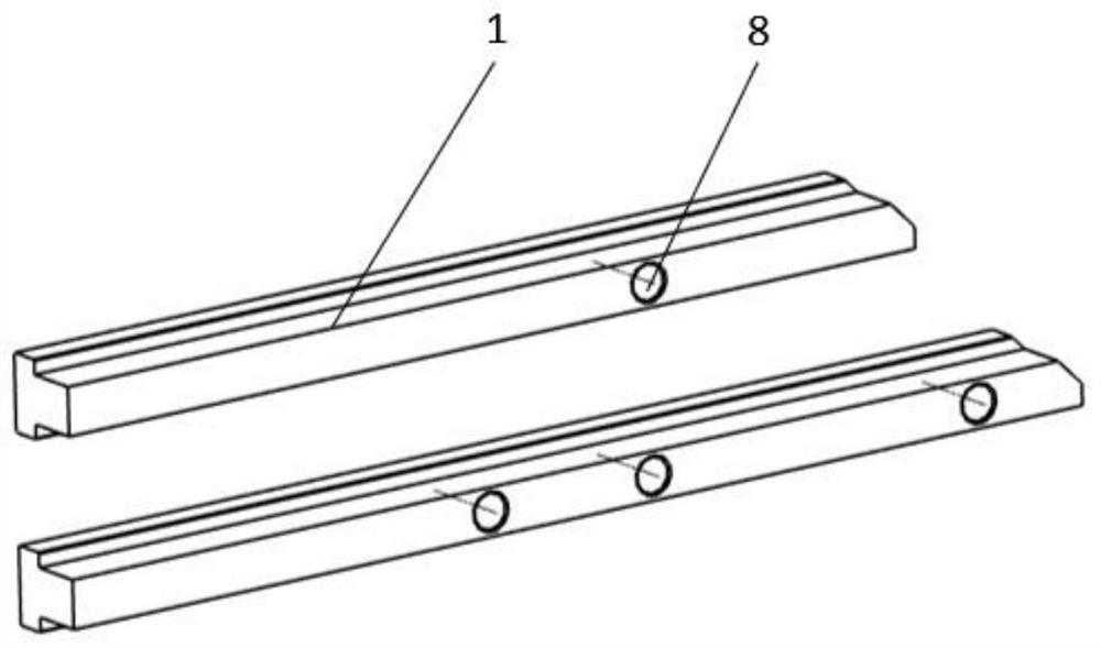 Fixing device for independent rotary table bottom plate and independent rotary table mounting method