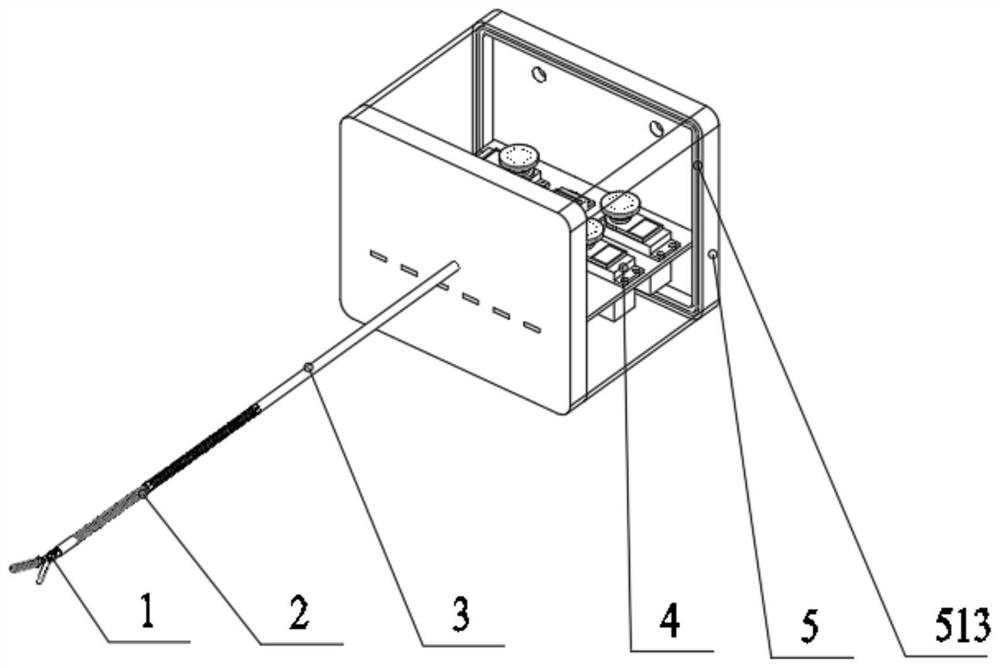 Continuous body mechanism of mixed flexible structure and medical application