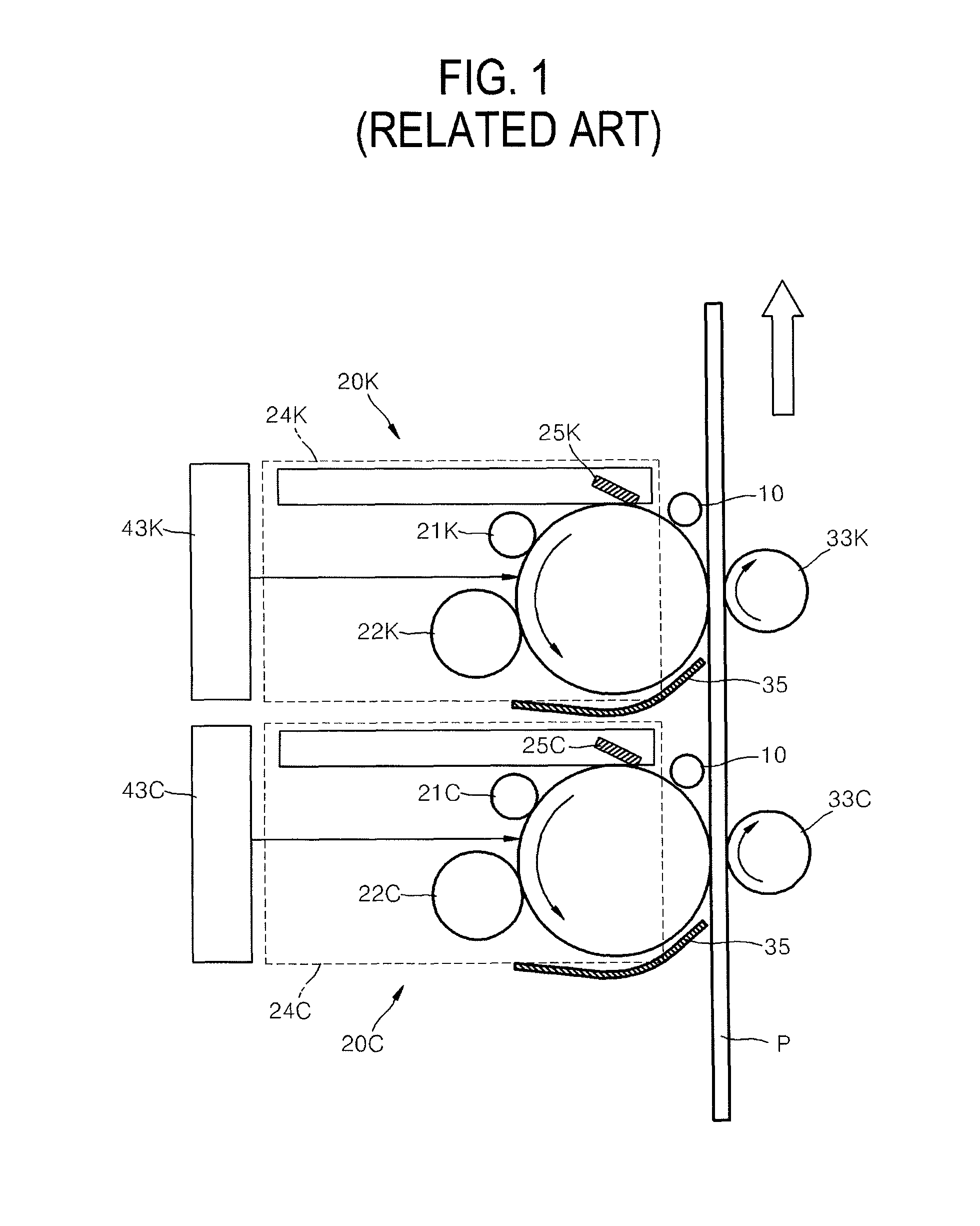 Image forming apparatus with a light scanning lamp blocking device, operating method thereof and a cartridge usable with the image forming apparatus