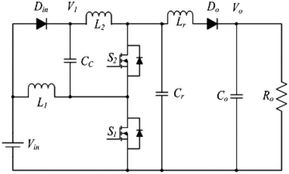 Zero-voltage switching quasi-resonance high-gain DC boost converter