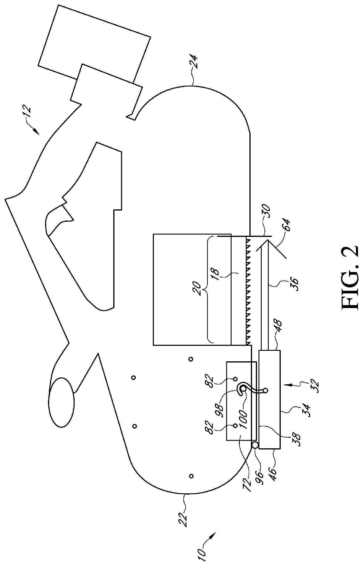 Band saw blade guard assembly