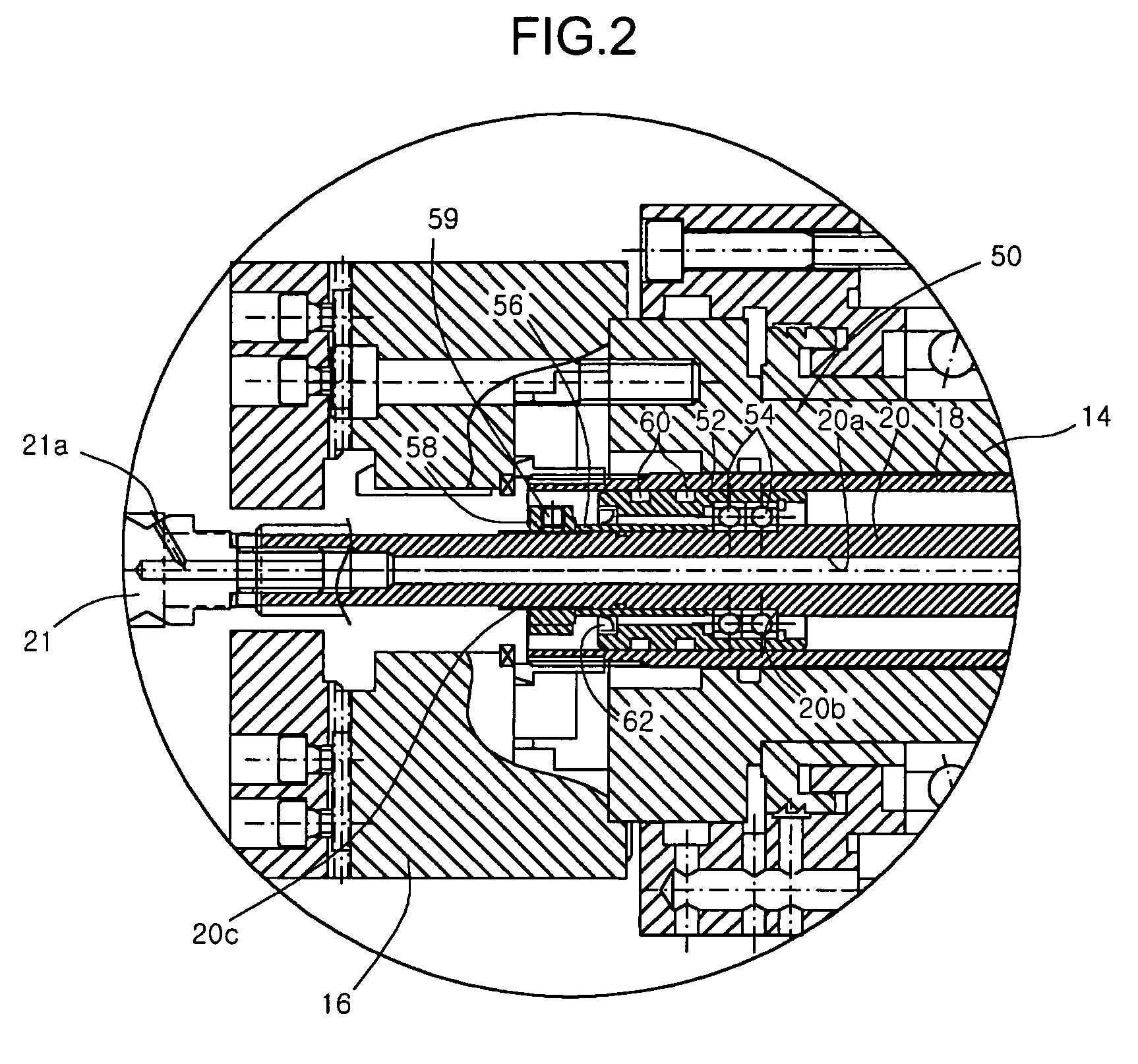 Workpiece ejecting device for a machine tool