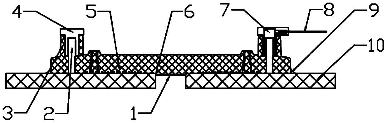 Electric melting pipe with non-metal pipeline leakage monitoring function and machining method thereof