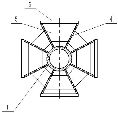 A process method for machining outer circular arc surface and the rotary support used therefor