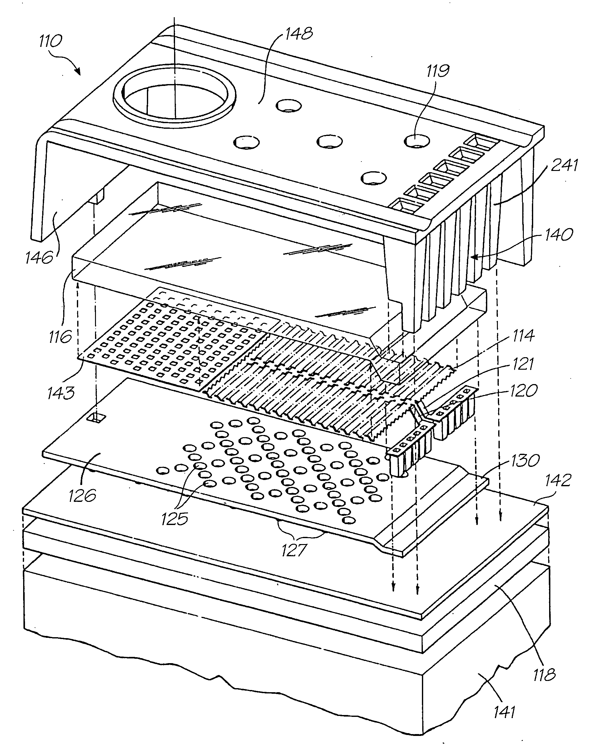 Printhead integrated circuit with small nozzle apertures