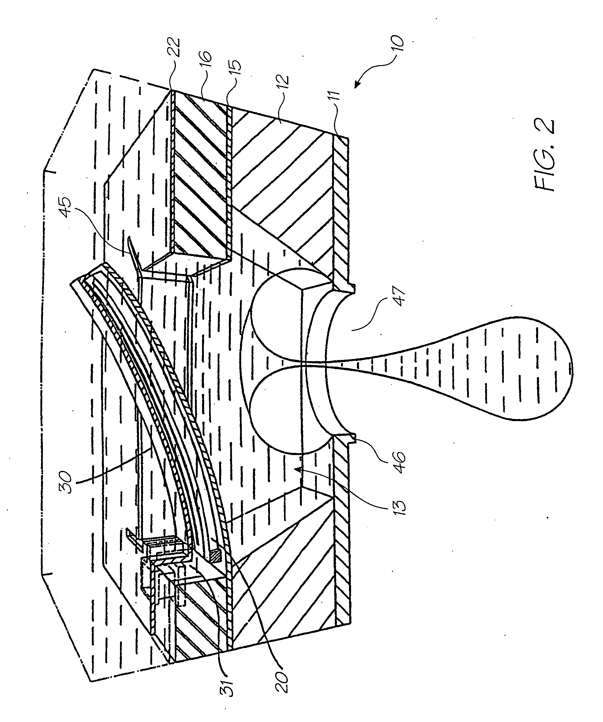 Printhead integrated circuit with small nozzle apertures