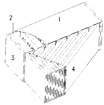 Plate-fin crotch structure heat exchange device for enhancing heat transfer