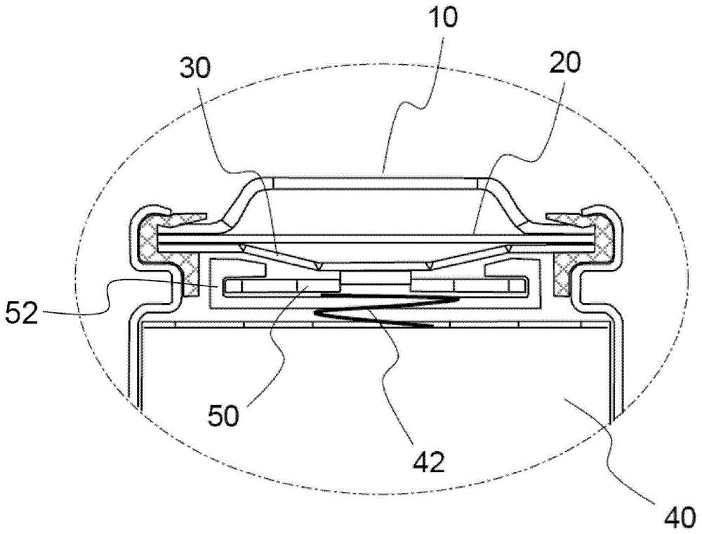 Cap assembly with novel structure and cylindrical battery using same