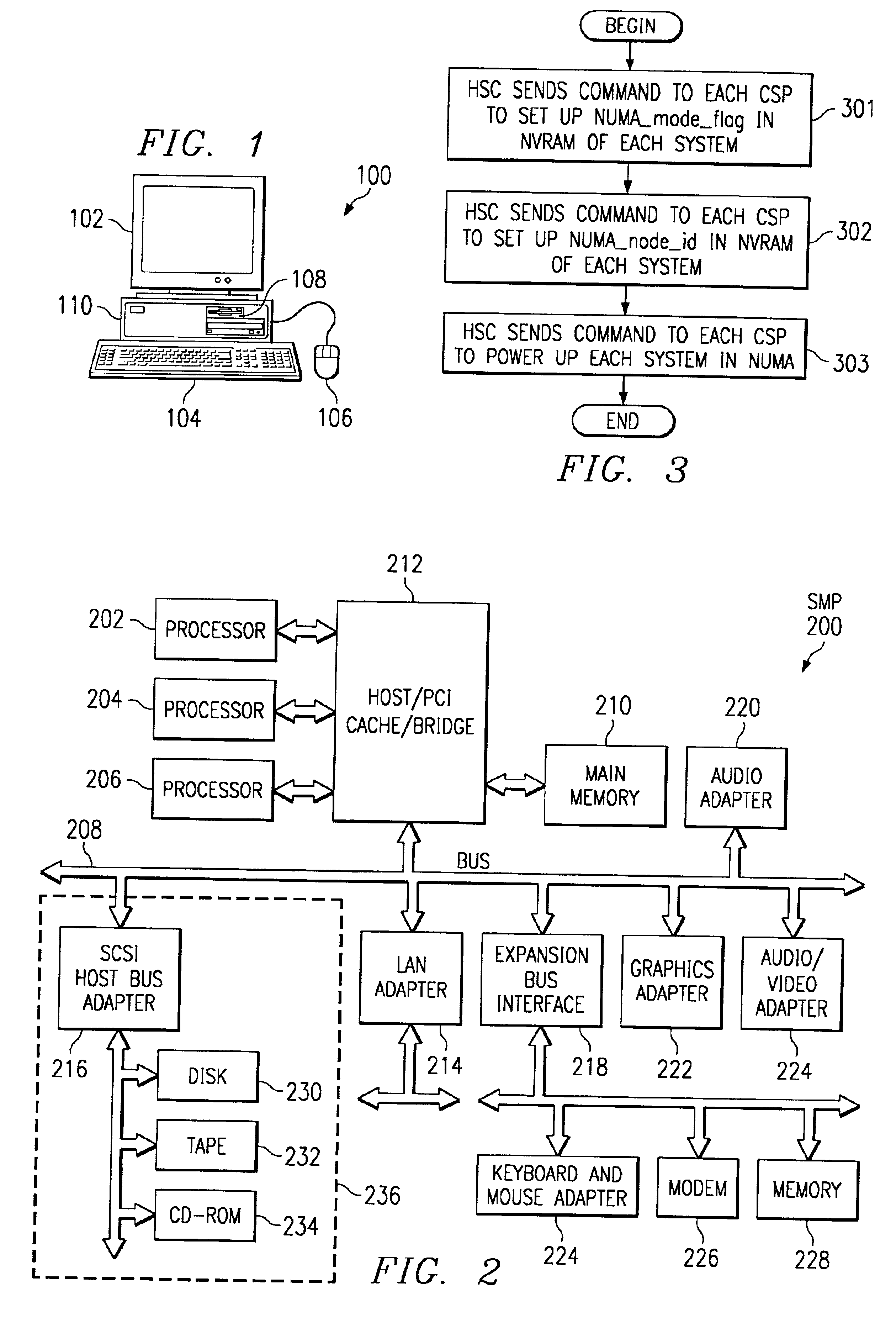 Method and apparatus to concurrently boot multiple processors in a non-uniform-memory-access machine