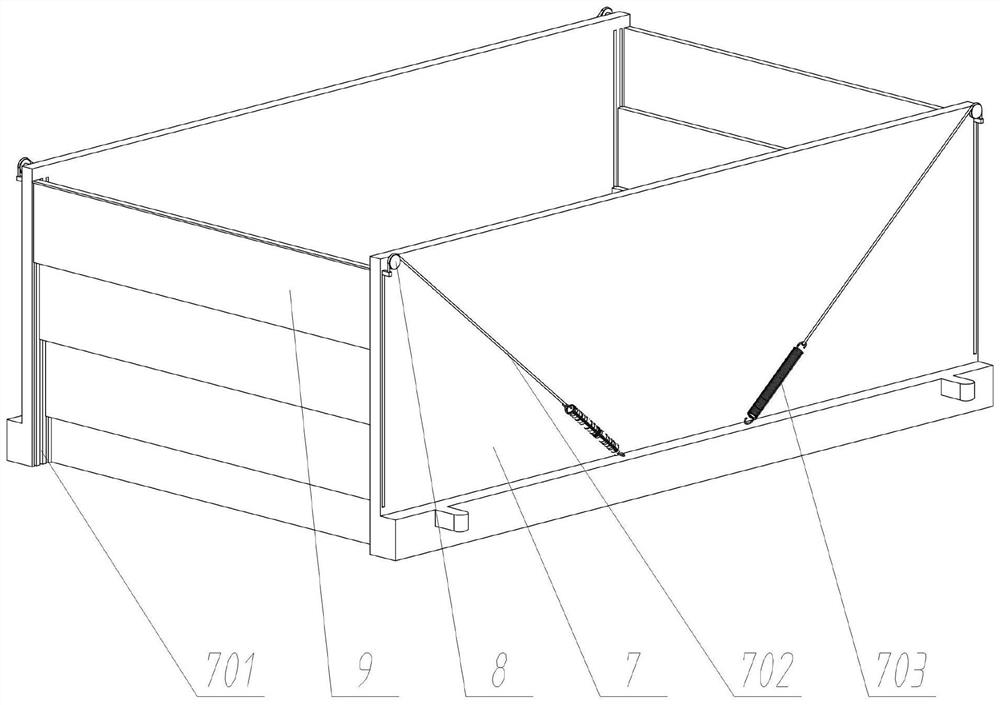 Extension type construction feeding device for building construction