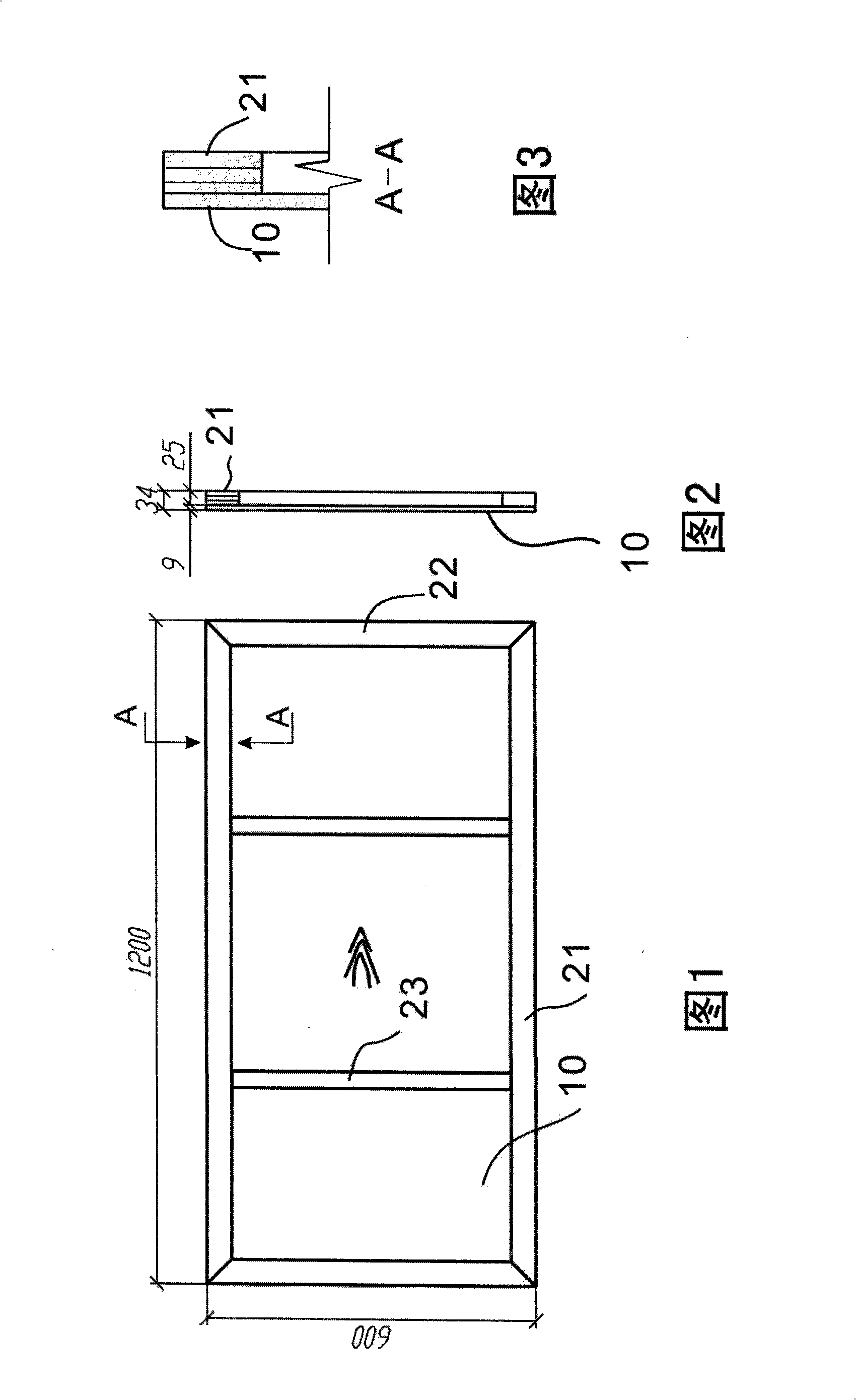 Anti-deforming stress-balancing method for furniture table-board