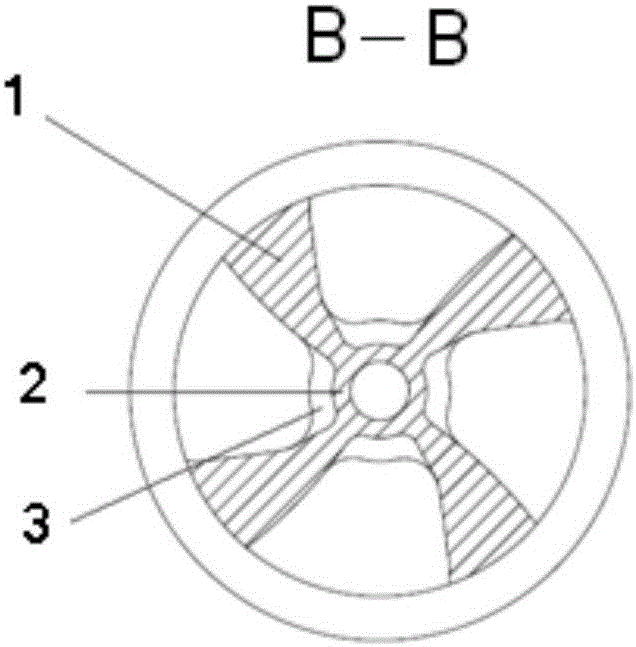 Core column structure for improving magnetic focusing force at central area of superconducting cyclotron